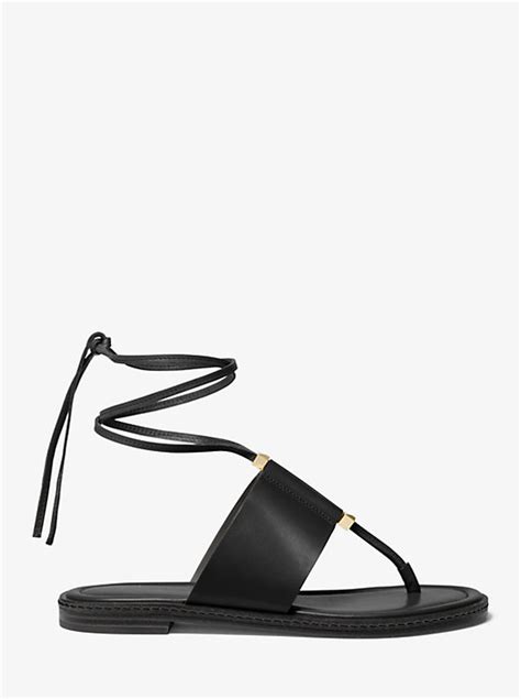 michael kors marlon leather lace up sandal|MICHAEL Michael Kors Women's Marlon Strappy Flatform .